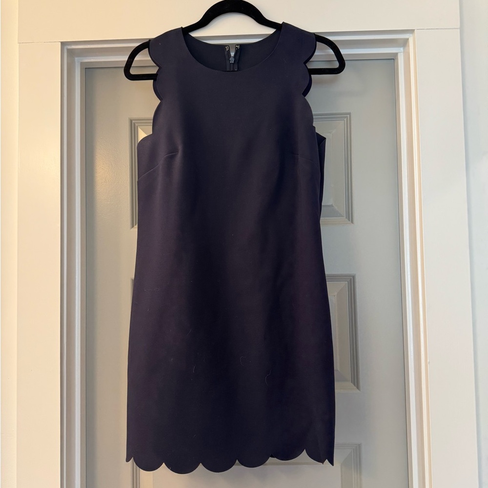 J.Crew Scallop Edge Shift Dress - Size 6